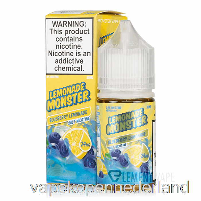 Elektronische Sigaret Vape Bosbessenlimonade - Limonade Monsterzouten - 30 Ml 24 Mg